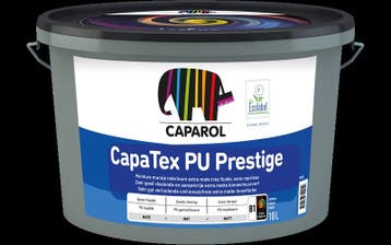 Caparol CapaTex PU Prestige - 5 maal 10 liter - Wit en al..., Ophalen of Verzenden, Nieuw, Wit, Verf