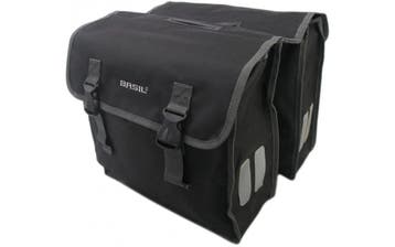 Dubbele fietstas Basil Mara XL 35 liter - Zwart, Verzenden, Nieuw