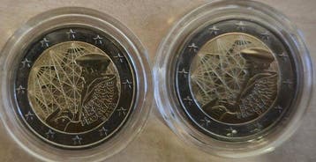 Malta. 2 Euro 2022 Erasmus (2 stuks) (Zonder minimumprijs)