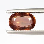 1 pcs Roze, Oranje Saffier - 3.03 ct - Asian Institute of, Nieuw