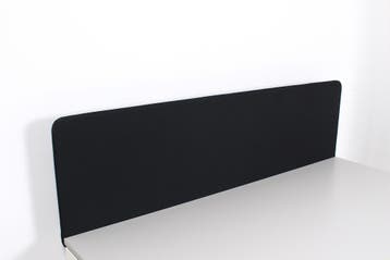 Geluidswerende voorzetwand, 180x51cm, zwart, Overige plaatsen, Ophalen of Verzenden, Gebruikt, Bureau