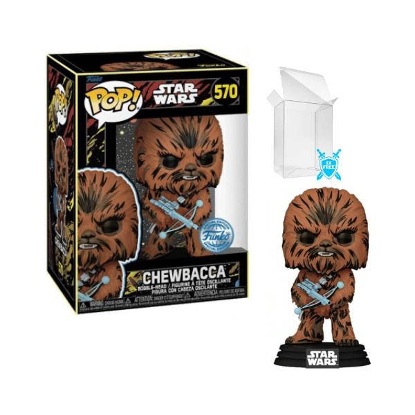 Funko Pop! Star Wars - Chewbacca #570 Retro Series, Verzamelen, Poppetjes en Figuurtjes, Verzenden