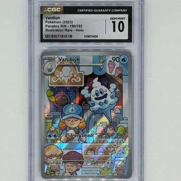 Pokémon - 1 Graded card - Vanillish 190/182 Foil, Full art -, Nieuw