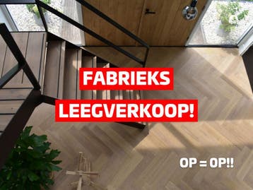 Fabrieksleegverkoop bij BeBo Vloeren deze week, 75 m² of meer, Overige typen, Nieuw, Blauw