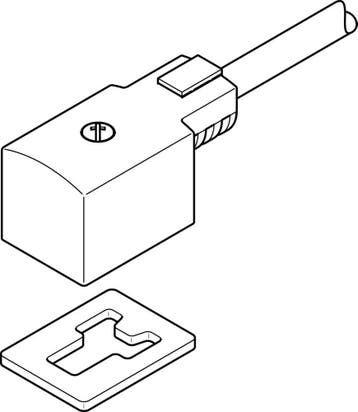 Festo Plug met kabel Vorm B 2.5m - 30940, Verzenden, Nieuw