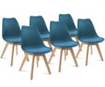 6x Moderne Eetkamerstoelen – Comfortabel, Gestoffeerd, Stijl, Verzenden, Nieuw
