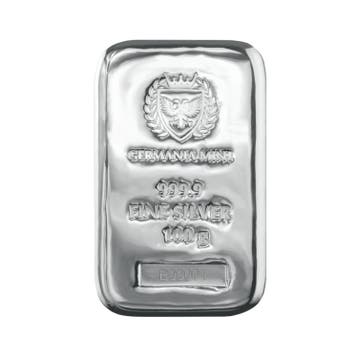 100 gram zilver. Diverse merken., Postzegels en Munten, Edelmetalen en Baren, Zilver