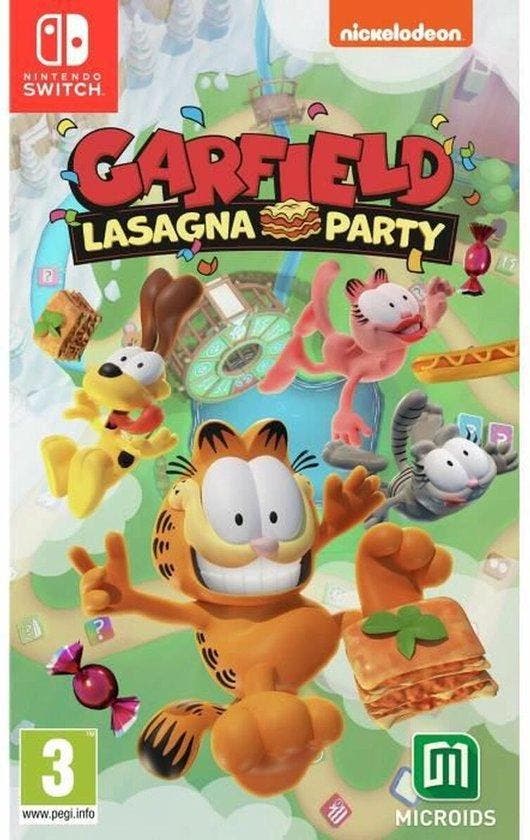 Switch Garfield Lasagna Party, Spelcomputers en Games, Spelcomputers | Nintendo Switch, Zo goed als nieuw, Verzenden
