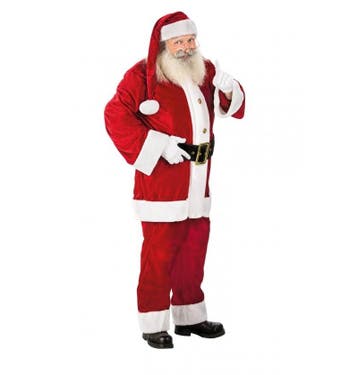 Kerstmanpak Fluweel Luxe 4-Delig Mirre, Ophalen of Verzenden, Nieuw