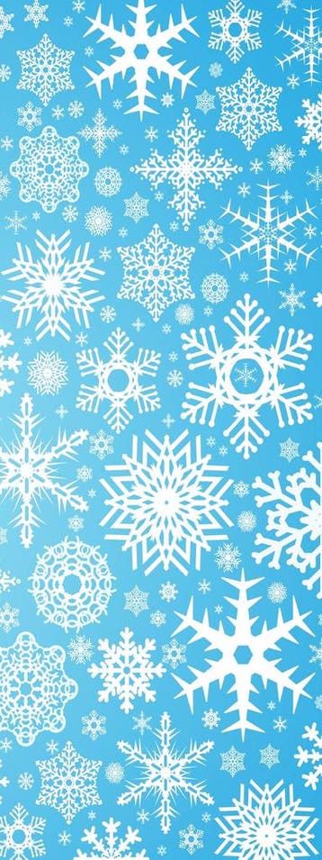 Transparant Banner Frosty 70 cm x 180 cm, Verzenden, Nieuw
