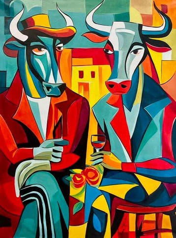 Juan Fernando (XX) - Dúo Taurino en Rojo y Azul