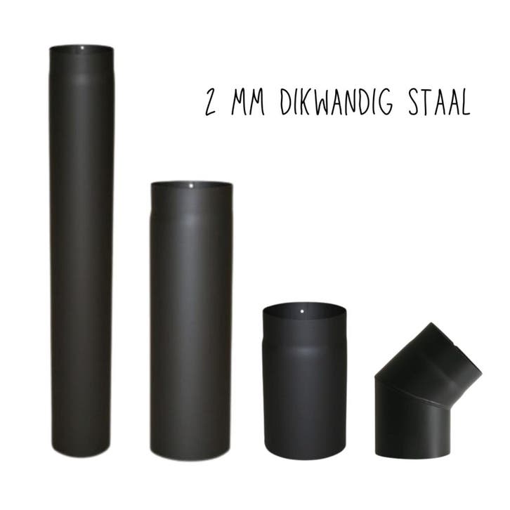 Kachelpijp enkelwandig 125 mm voor een lage prijs, Huis en Inrichting, Kachels, Vrijstaand, Nieuw, Hout, Ophalen of Verzenden