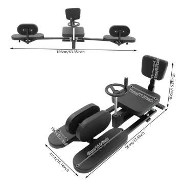 Beenstretcher 0–210° – Split Machine met Zit en Rugleuning, Verzenden, Nieuw