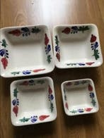 Boerenbont vierkante schalenset set van 4 stuks (Huishouden), Huis en Inrichting, Keuken | Servies, Verzenden, Nieuw, Schaal of Schalen