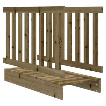 Houten Speeltuin Brug | Tweedekansje | OP=OP, Ophalen of Verzenden, Nieuw, Loopbrug, Aanbouwonderdeel