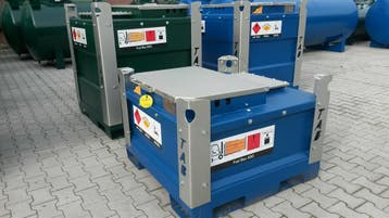Dieseltank mobiel Fuel Box 450 liter + 24V pomp, Verzenden