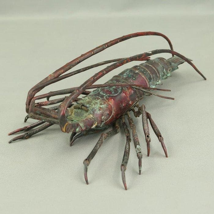 Decoratief ornament - Bronzen Japanse, Antiek en Kunst, Antiek | Overige Antiek