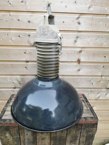Philips - Plafondlamp - Staal - Emaille-lamp
