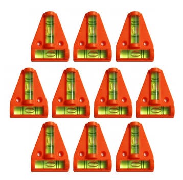 Set van 10 kruiswaterpassen met schroefgaten (oranje), Ophalen of Verzenden, Nieuw