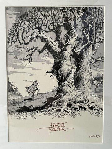 Marten Toonder - 1 Offset Print - Tom Poes - Heer Bommel, Nieuw