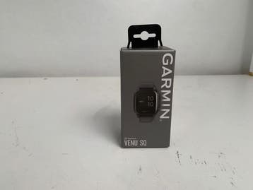 Garmin Venu Sq 40 mm grijs op siliconenbandje leisteen, Sieraden, Tassen en Uiterlijk, Smartwatches, Verzenden, Nieuw, Garmin