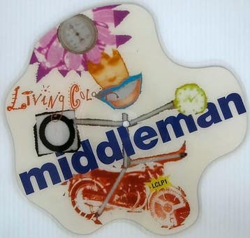 vinyl picture / shape - Living Colour - Middle Man, Verzenden, Zo goed als nieuw