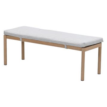 Garden Impressions Hannie sportbank 120cm - light teak look, Verzenden, Nieuw