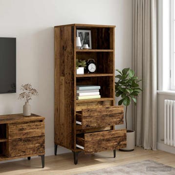 vidaXL buffetkast Oud hout 40 x 36 x 110 cm Bewerkt hout, Minder dan 50 cm, Verzenden, 100 tot 150 cm, Nieuw