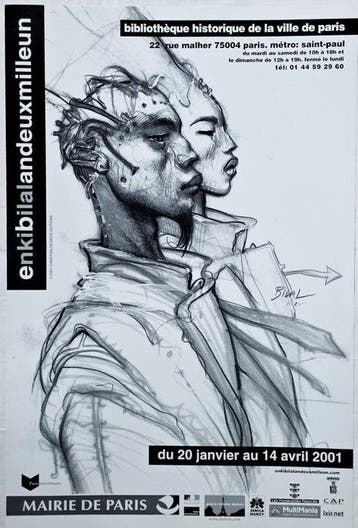 Enki Bilal - 1 Affiche - An Deux Mille Un - Bibliothèque, Boeken, Nieuw