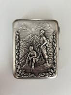 Sigarettendoos - .875 (84 Zolotniki) zilver - Russisch, Nieuw