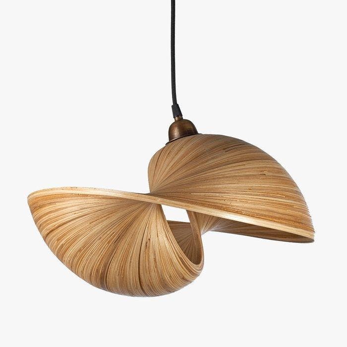 Sooka Interior - Plafondlamp - Bamboe, Brons - Udara, Antiek en Kunst, Kunst | Designobjecten