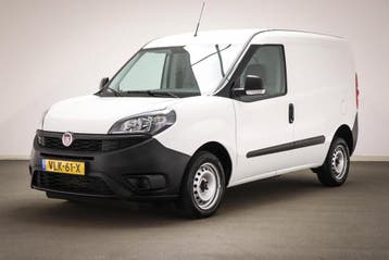 Fiat Doblò Cargo 1.6 MJ L1H1 S Basis, Stof, Gebruikt, Euro 6, Wit