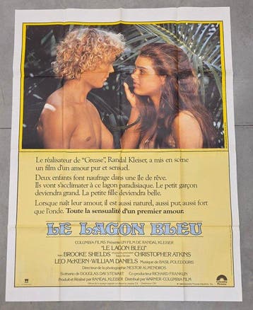 Le Lagon Bleu - The Blue Lagoon - 160x120 cm, Nieuw