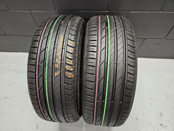 215/50/18 92W BRIDGESTONE ZOMERBANDEN 8MM PROFIEL DEMO 2X, Ophalen, 18 inch, Band(en), Personenwagen
