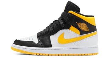 Jordan 1 Mid Laser Orange Black (W), Kleding | Dames, Schoenen, Nieuw