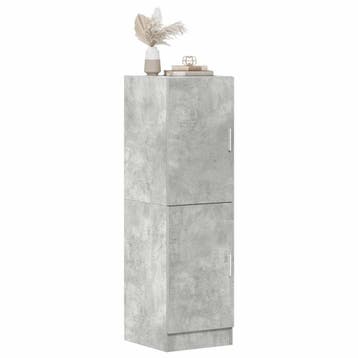 vidaXL Keukenkast 38x41,5x131,5 cm bewerkt hout betongrijs, Huis en Inrichting, Keuken | Keukenelementen, Verzenden, Nieuw, Grijs