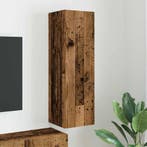 vidaXL TV Wandkast Oud Hout 30 x 31 x 100 cm Bewerkt hout, Huis en Inrichting, Kasten | Televisiemeubels, Minder dan 50 cm, Verzenden