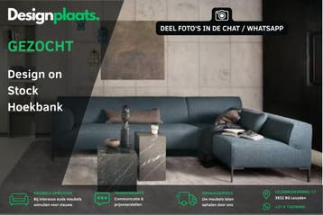 GEZOCHT: Design on Stock Bloq Hoekbank — Direct Inkoop, Zo goed als nieuw, Design Bankstellen Design on Stock