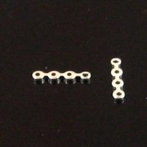 10 x Beadalon 4-gats verdeler 12 x 2 mm – 4 gaten – verz, Ophalen of Verzenden, Nieuw, Tussenstuk of Tussenkraal