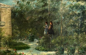 Orlando Grosso (1882-1968) - Amiche sul fiume