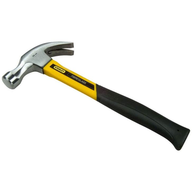 Klauwhamer fibreglass Stanley 570g (Klauwhamers, Hamers), Doe-het-zelf en Verbouw, Gereedschap | Handgereedschap, Nieuw, Verzenden