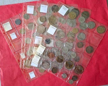 Wereld. Collection of coins Lotto di 133 Monete di Varie
