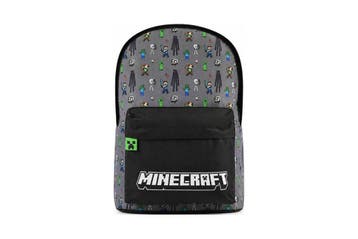 Minecraft Rugzak Zwart, Verzenden, Zo goed als nieuw, Zwart