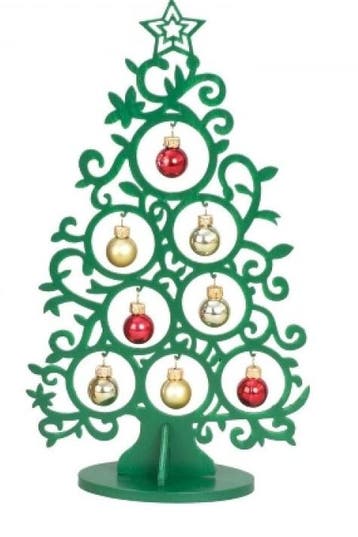 Kerstboom van hout Groen 30 cm (Decoratie voor binnen), Diversen, Kerst, Ophalen of Verzenden, Nieuw