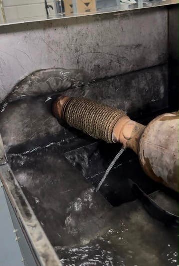 Roetfilter Reinigen DPF Reinigen  Spoelen Flushen Cleaning