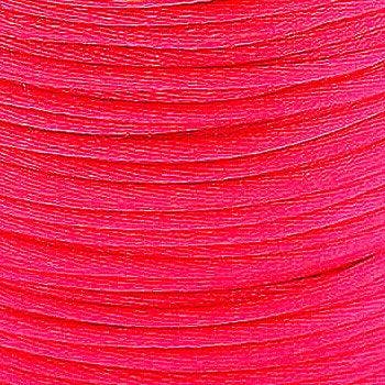 2 x meter Macramé satijndraad 1 mm – deep pink, Ophalen of Verzenden, Nieuw, Draad