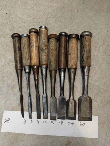 Hout Beitel - 20 cm