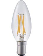 OP=OP SPL LED Kaarslamp Ba15d 4W 320lm 2500K Helder Dimba..., Ophalen of Verzenden, Nieuw