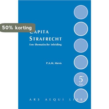 Capita Strafrecht - P.A.M. Mevis 9789069165837, Verzenden, Gelezen, P.A.M. Mevis