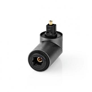 Toslink adapter | V  M | Nedis (Verguld, Digitaal, Haaks), Audio, Tv en Foto, Audiokabels en Televisiekabels, Nieuw, Verzenden
